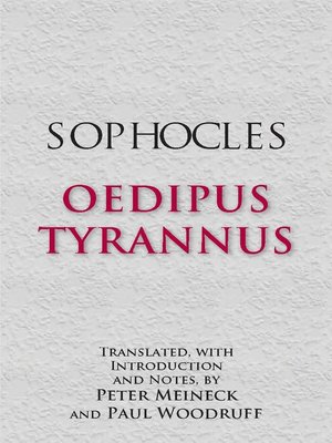 cover image of Oedipus Tyrannus